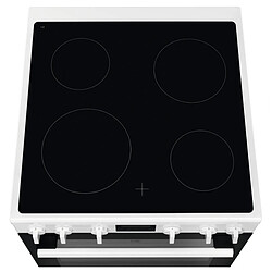 Acheter Cuisinière vitrocéramique 73l 4 feux blanc - LKR64890AW - ELECTROLUX