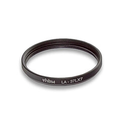 Adaptateur de filtre en métal vhbw 37mm pour votre appareil photo Leica D-Lux 6, Panasonic Lumix DMC-LX7, filtre DMW-LND37, DMW-LPLA37, DMW-LCH37.