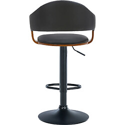 Acheter Non Lot de 2 tabourets de bar Nilse simili cuir noir