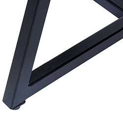 Acheter Beliani Table d'appoint teinte bois clair et noir ATOKA