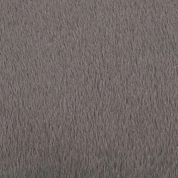 Avis vidaXL Tapis 80 cm Fausse fourrure de lapin Gris foncé