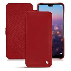 Housse cuir Huawei P20 Pro - Rabat horizontal - Rouge ( Nappa - Pantone #d50032 ) - NOREVE