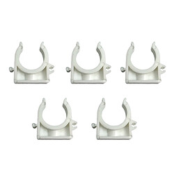 Avis 5pcs PPR Polypropylène 1/2 3/4 1 raccords Clip De Fixation De Tuyau En Forme De U 25mm