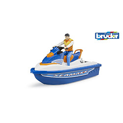 Bruder 63150 Figurine pilote avec Jet ski