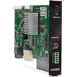 Lindy Single Port HDMI 18G Output Board - Erweiterungsmodul - HDMI x 1 + Audio x 1 + Digital Audio x 1 - Schwarz (38352)