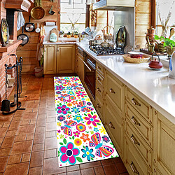 Avis Alter Chemin de cuisine, 100% Made in Italy, Tapis résistant aux taches avec impression numérique, Tapis antidérapant et lavable, Modèle Hernando, cm 240x52