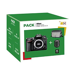 Nikon PACK D7200 + AF-S DX NIKKOR 18-105MM F/3.5-5.6G ED VR + FOURRE-TOUT + CARTE SDHC 16GO