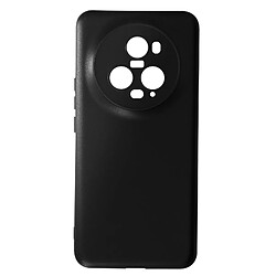 Avizar Coque pour Honor Magic 5 Pro silicone gel flexible fine Noir