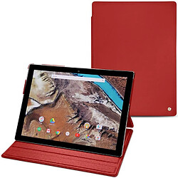 Housse cuir Google Pixel C - Rabat vertical - Rouge ( Nappa - Pantone #d50032 ) - NOREVE