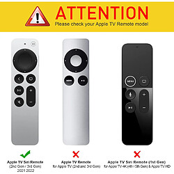 SANAG Coque Pour Telecommande Apple Tv 4K / Hd Siri Remote 2022 2021(3Ème Et 2Ème Generation) \U2013 Etui En Silicone Legère Antiderapante Resistante Aux Chocs, Bleu Ciel