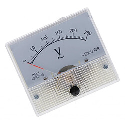 Acheter Jauge 0-250V De Jauge 0-250V De Pointeur Analogique De Voltmètre CA Précis