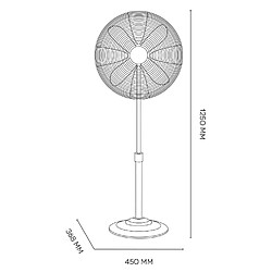 Argoclima PALLADIUM ventilateur Acier inoxydable