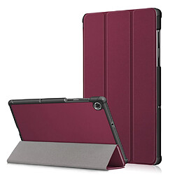 Etui en PU réveil / sommeil automatique à trois volets magenta pour votre Lenovo Tab M10 HD Gen 2 TB-X306X