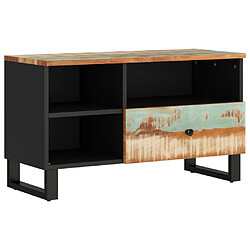 vidaXL Meuble TV 80x33x46 cm bois de récupération et d'ingénierie