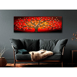 Artgeist Tableau - Fiery Tree (1 Part) Narrow [90x30]