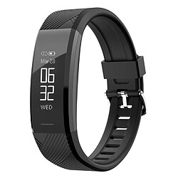 Wewoo Bracelet connecté Smartwatch Fitness Tracker Smartband écran OLED de 0,87 pouce, IP67 étanche, mode Sports de soutien / moniteur de fatigue / de sommeil / de fréquence cardiaque / rappel sédentaire noir