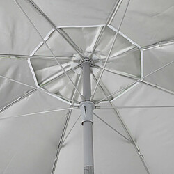 Acheter Parasol Aktive UV50 Ø 180 cm Bleu Polyester Aluminium 180 x 187,5 x 180 cm (12 Unités)