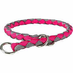 Collier de dressage Trixie Cavo Graphite Fuchsia 25-31 cm