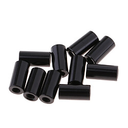 Entretoise de tube en alliage d'aluminium noir 10Pcs pour voiture 12mm modèle bricolage DIY 4WD