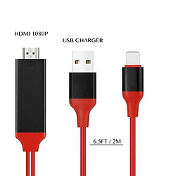 Câble pour Lightning pour HDMI HDTV Câble Adaptateur AV 1080p pour iPad Air Pro pour iPhone X 8 7 7 Plus 6 s 6 5S