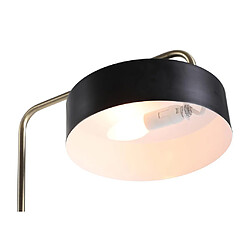 Vente-Unique Lampadaire style vintage en métal - H. 154 cm - Noir et or - OTILIE pas cher