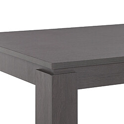 Acheter Beliani Table de salle à manger effet bois foncé 180 x 90 cm VITON