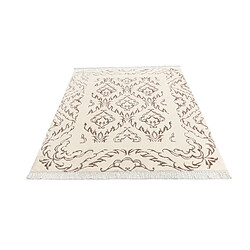 Avis Vidal Tapis de laine 203x155 beige Darya