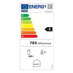 Avis Arrière Bar Noir 3 Portes Pivotantes Vitrées Série G - 320 L - Polar