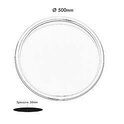 Acheter Plafonnier LED rond 43 W cercle de lumière indirecte plafond lumineux salle de bain cuisine 230V 50cm LUMIÈRE 3000K