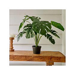 Kaemingk Monstera Artificiel En Pot Plastique, 10 Feuilles -Ø 60 x 66 cm- Nos Envies Déco