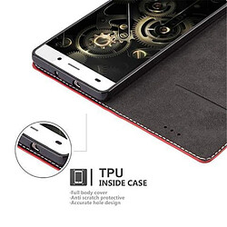 Cadorabo Coque Huawei P8 LITE 2015 Etui en Rouge pas cher