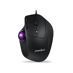 Perixx PERIMICE-520 Souris Trackball Avec Fil USB 1600DPI 8 Boutons Noir