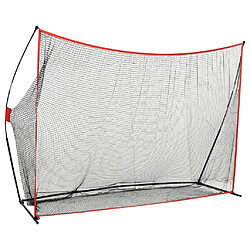 vidaXL Filet de frappe de golf 356x92,5x215 cm Métal