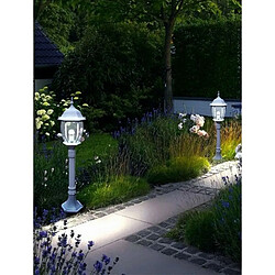 Avis Tradex DE JARDIN 870MM VERRE LANTERNE E27 LUMIÈRE EXTÉRIEURE ALUMINIUM ES39 BLANC