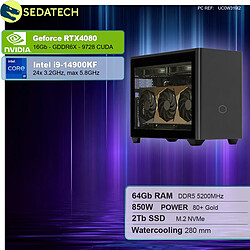 Sedatech Mini-PC Pro ITX • Intel i9-14900KF • RTX4080 • 64Go DDR5 • 2To SSD M.2 • sans OS