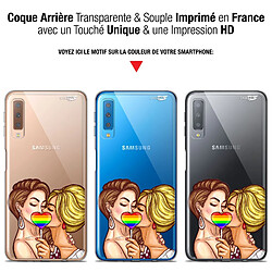 Avis Caseink Coque arrière Samsung Galaxy A7 2018 (A750) (6 ) Gel HD [ Nouvelle Collection - Souple - Antichoc - Imprimé en France] 2 Girls 1 Candy