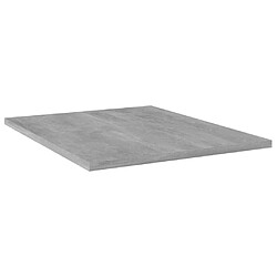 vidaXL Panneaux de bibliothèque 4 pcs gris béton bois d’ingénierie