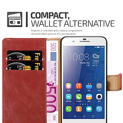 Cadorabo Coque Honor 6 PLUS Etui en Rouge pas cher