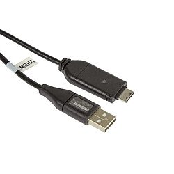 Vhbw Câble USB pour SAMSUNG Digimax, remplace SUC-C3, SUC-C5, SUC-C7, SUC-C7H, CB20U05A, AD31-00147A, CB20U12m, AD39-00164A