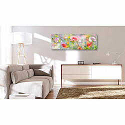 Paris Prix Tableau Imprimé Rainbow of Morning Poppies 40 x 120 cm