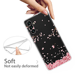 Coque en TPU antichoc, anti-rayures fleurs qui tombent pour votre Samsung Galaxy A13 5G