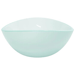 Avis vidaXL Lavabo Verre trempé 54,5x35x15,5 cm Dépoli