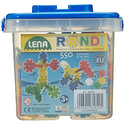 SIMM Spielwaren Lena 35820 ? Kit de Bricolage Rondi 25 mm dans Le Seau avec 550 pièces