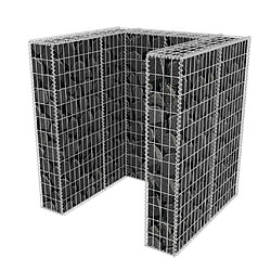 Acheter vidaXL Panier de gabion simple Acier 110 x 100 x 120 cm