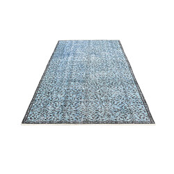 Vidal Tapis de laine 254x140 Bleu Ultra Vintage