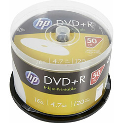 HP DVD+R IJ PRINT 16X 50PK Box HP 4.7GB