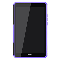 Avis Wewoo Housse Coque Pour Huawei MediaPad M5 Lite 8 TPU Texture des pneus + antichoc PC avec support Violet