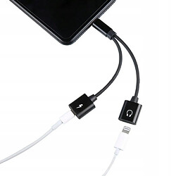 GUPBOO Répartiteur d'adaptateur Lightning 2-en-1 pour iPhone 11 Pro,JL2097 pas cher