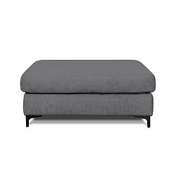 MAISON AUBERTIN Pouf Fiesole Tissu Gris foncé