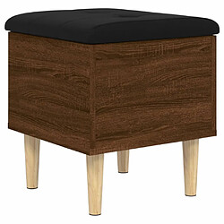 Maison Chic Banc de rangement | Meuble de rangement d'Entrée | Coffres d'Intérieur chêne marron 42x42x46 cm bois d'ingénierie -MN42379